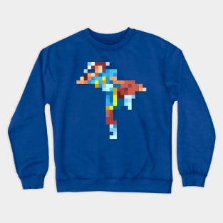 Chun Li low-res pixelart Crewneck Sweatshirt